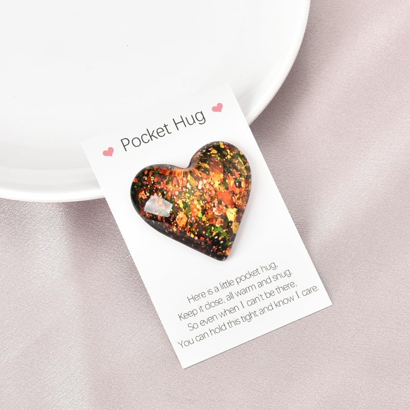 Pocket Hug Heart Charm for Long Distance Loved Ones