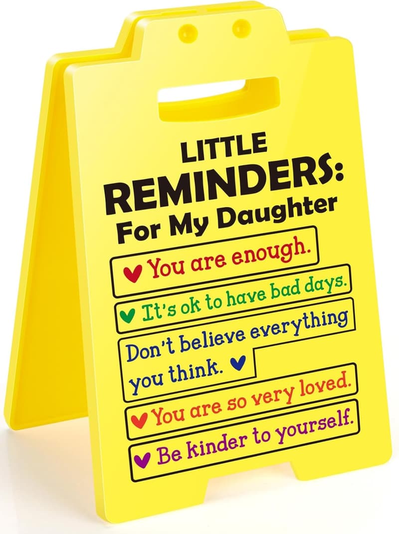 Positive Motivational Sign for College Daughter's Birthday