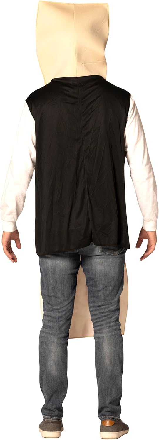 Bacon Strip Costume for Adults, One Size, Brown