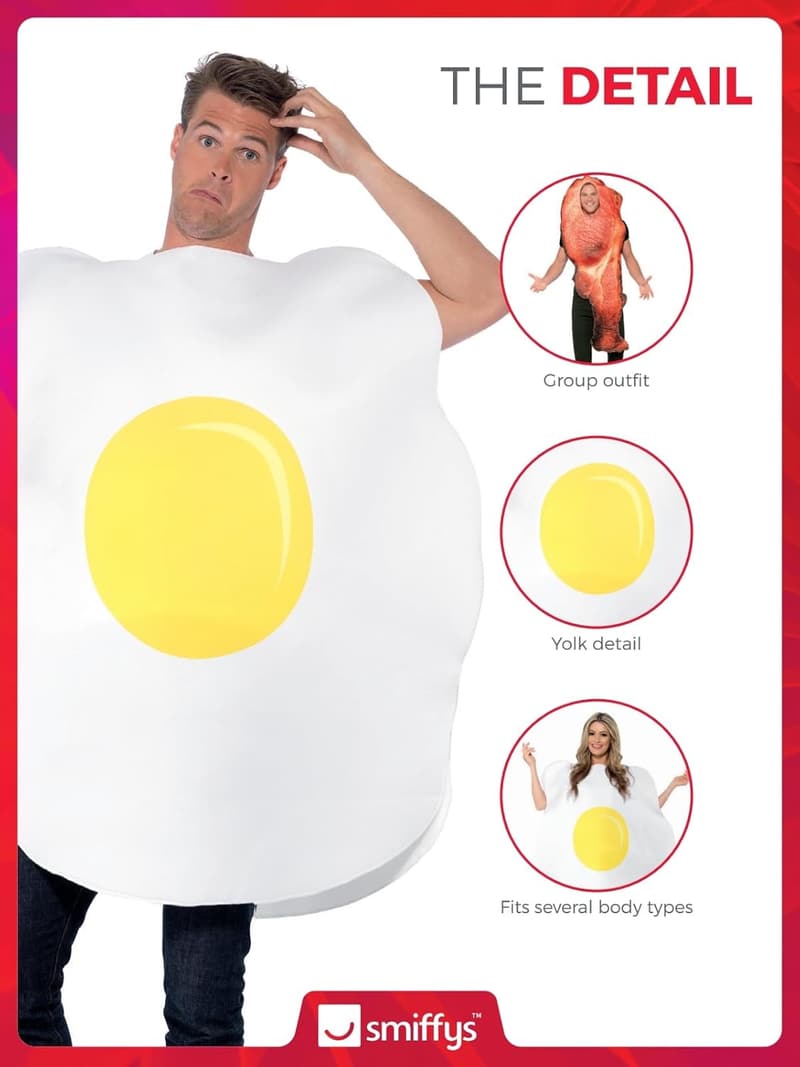 Men's Egg Costume by Smiffy's