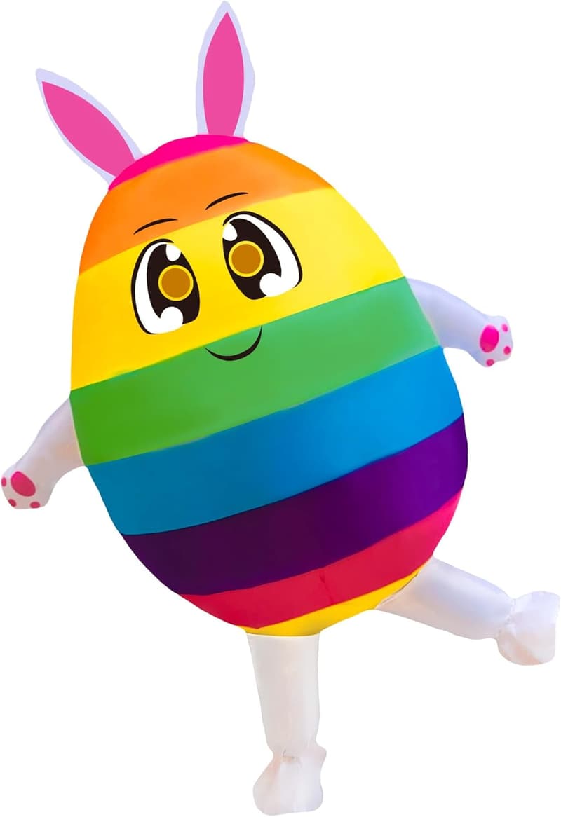 Easter Inflatable Bunny Costume for Adults