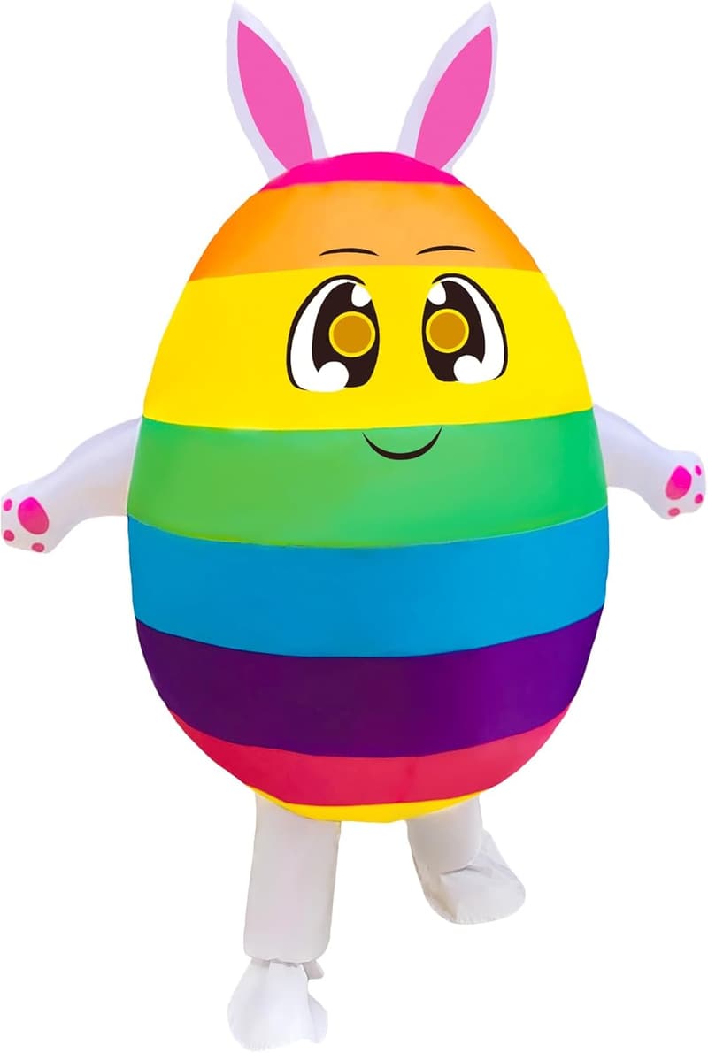 Easter Inflatable Bunny Costume for Adults