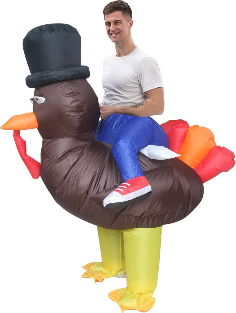Funny Inflatable Turkey Costume for Adult Halloween