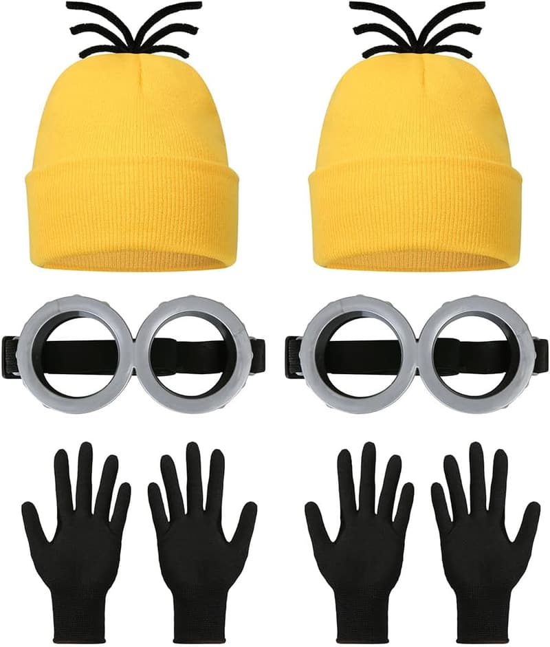 Halloween Women's Costume Accessories Set with Hat and Goggles