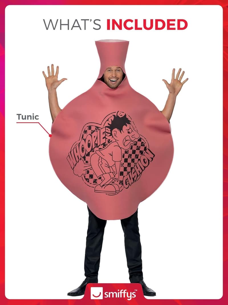 Men's Whoopie Cushion Costume Bodysuit - Foam Material