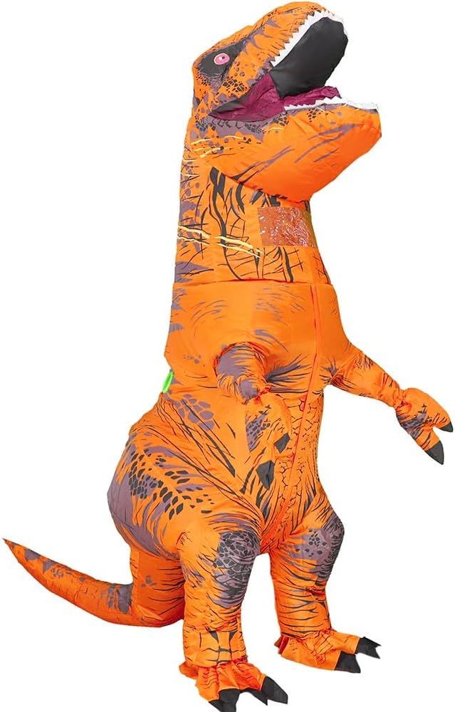 Adult Inflatable T-Rex Costume for Halloween Parties