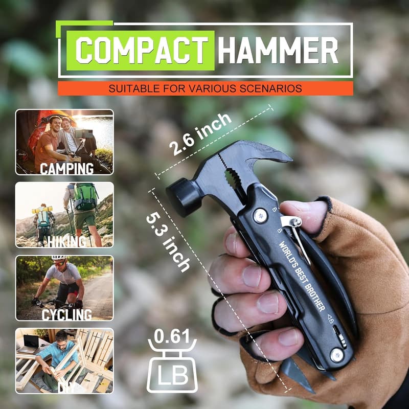 Christmas Multitool Hammer Gift for Brothers