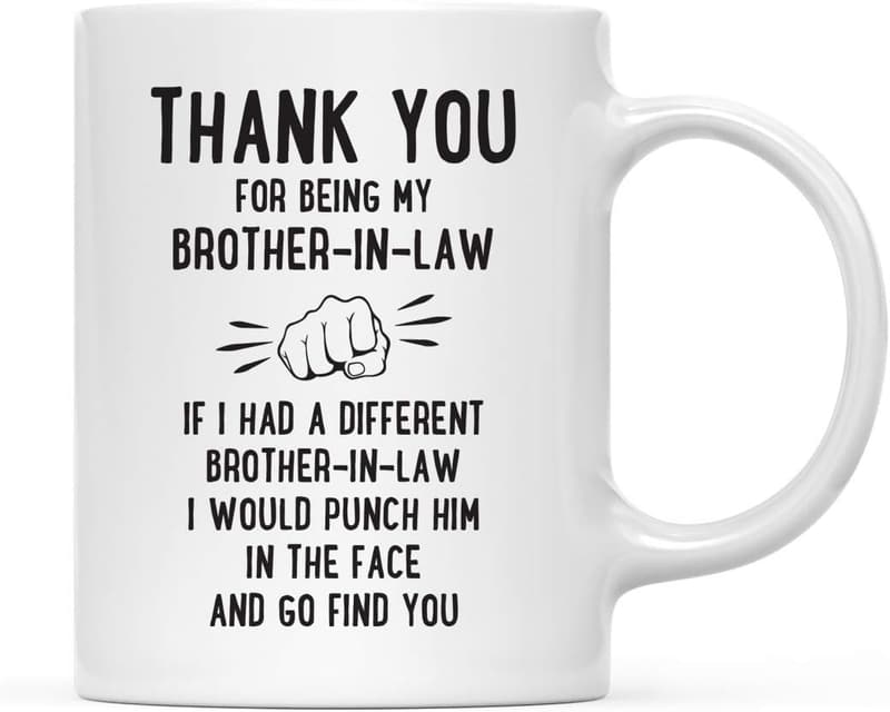 Thank You Brother-in-Law Coffee Mug - 11oz Gift
