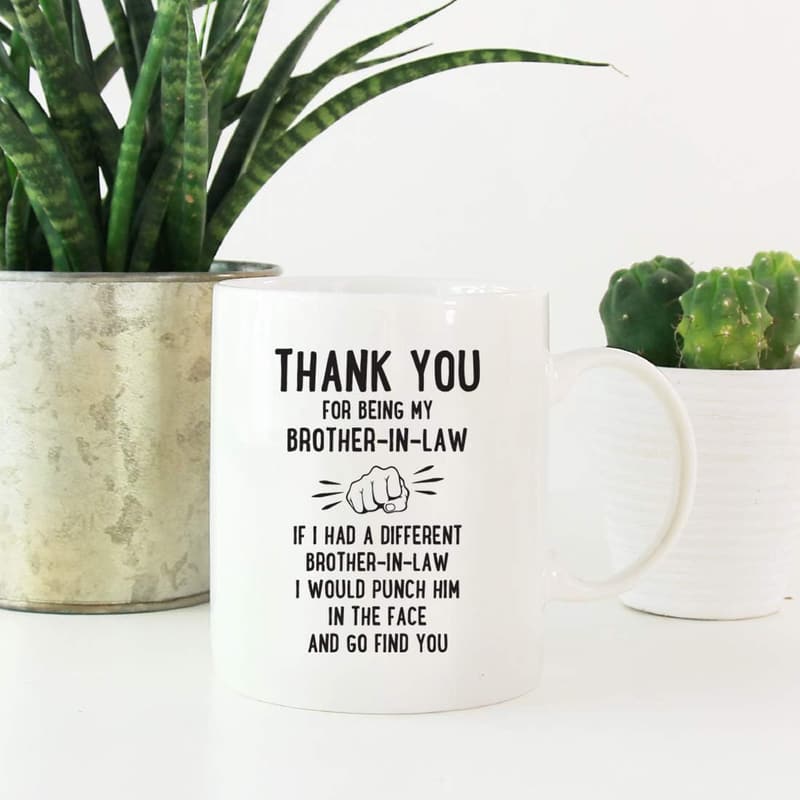 Thank You Brother-in-Law Coffee Mug - 11oz Gift