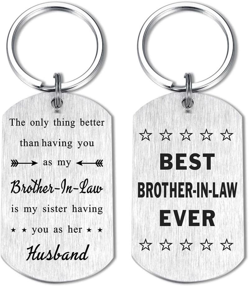 Father's Day Personalized Keychain for Brother-in-Law