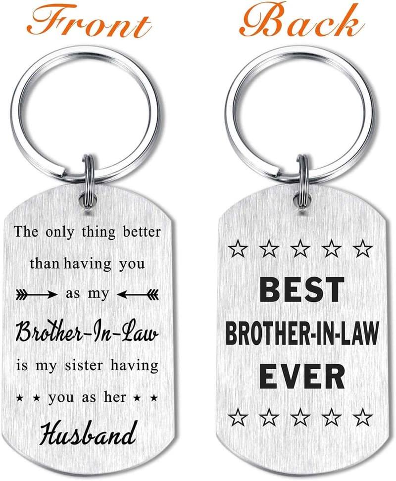 Father's Day Personalized Keychain for Brother-in-Law