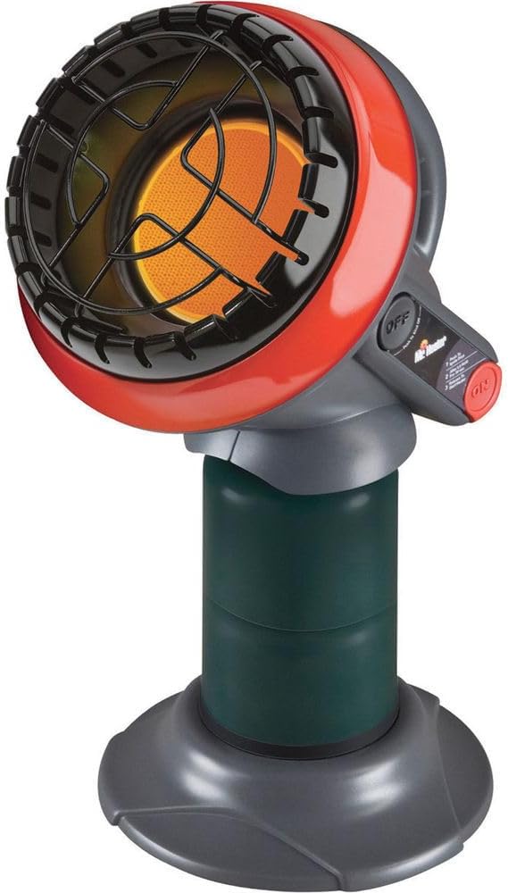 Portable LP Heater - Mr. Heater MH4B for Outdoor Use, Red