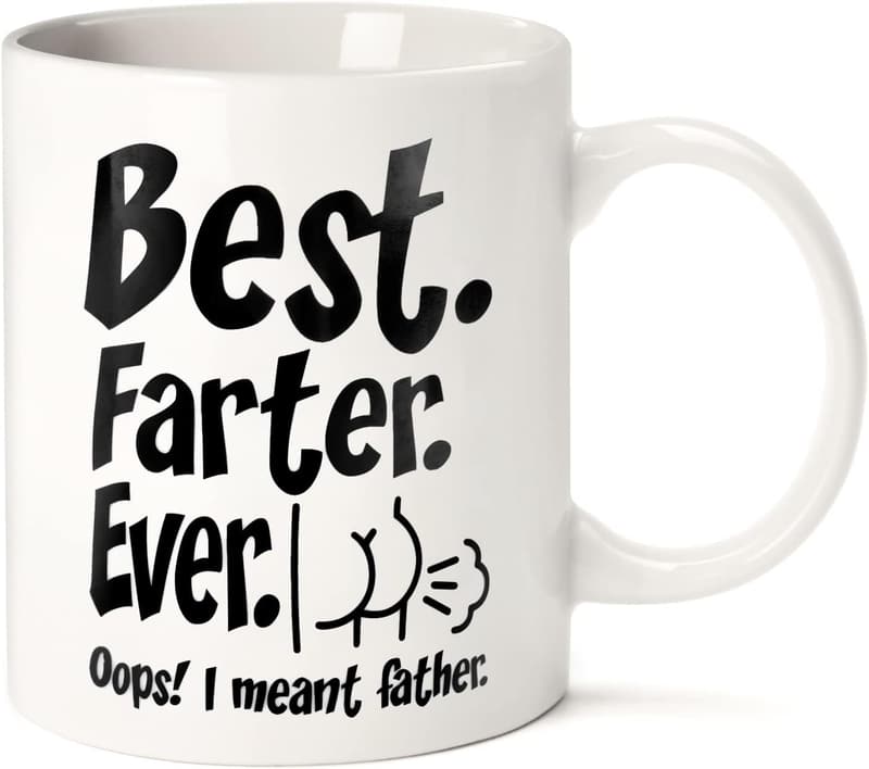 Funny Coffee Mug for Dad - 11 OZ Ceramic Gift for Father's Day