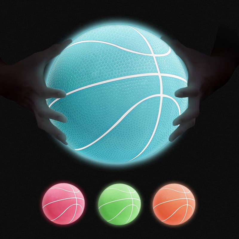 Glow in the Dark Mini Basketballs - 6