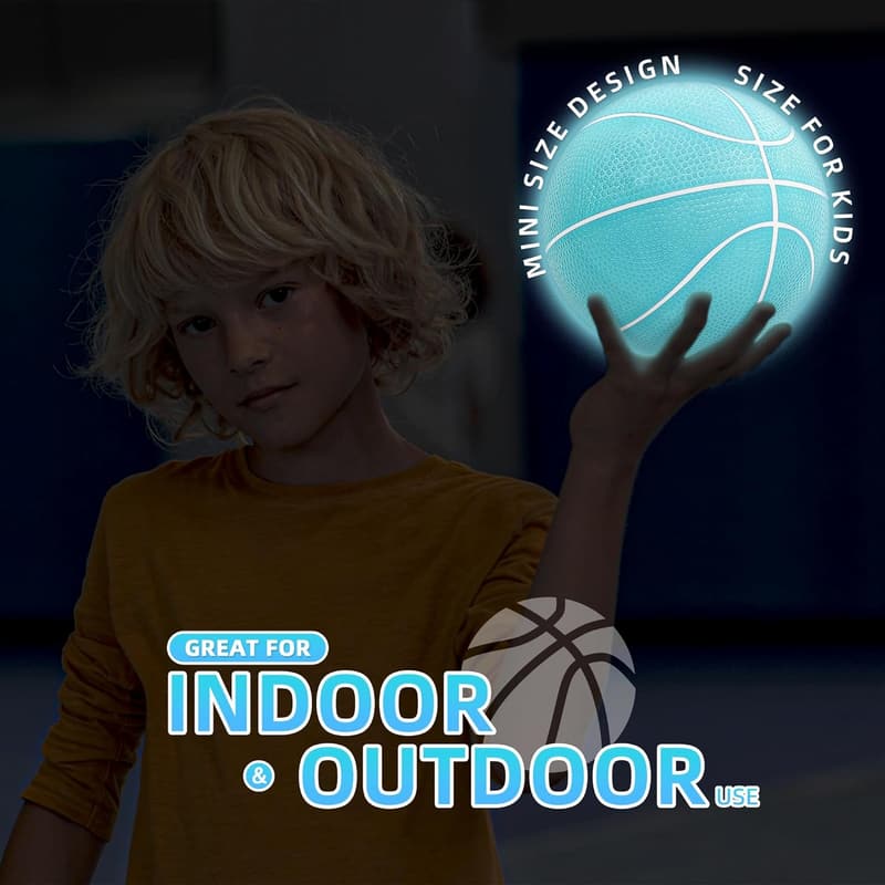 Glow in the Dark Mini Basketballs - 6