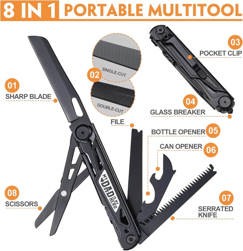 Father's Day Multitool Knife Gift for Dad