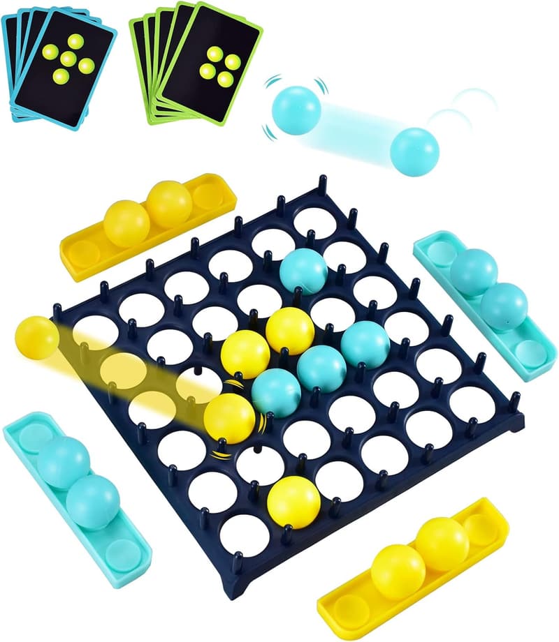 Creative Bounce Ball Game - Fun Tabletop Toy for 3+ Kids