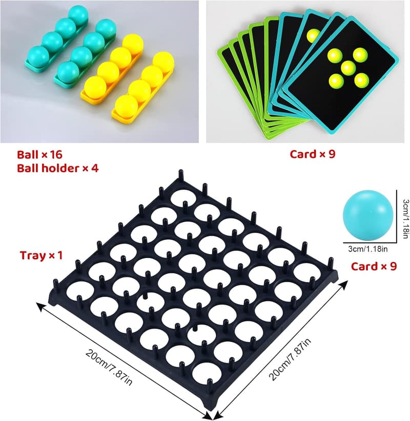 Creative Bounce Ball Game - Fun Tabletop Toy for 3+ Kids