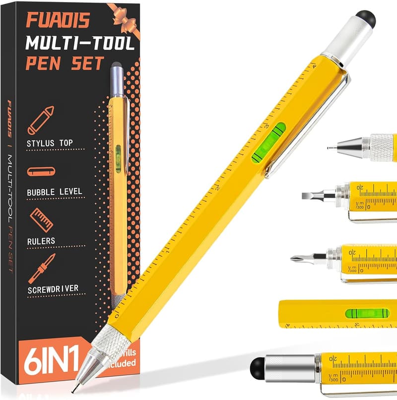 Father's Day Multitool Pen for Dad, Grandpa & Boyfriend