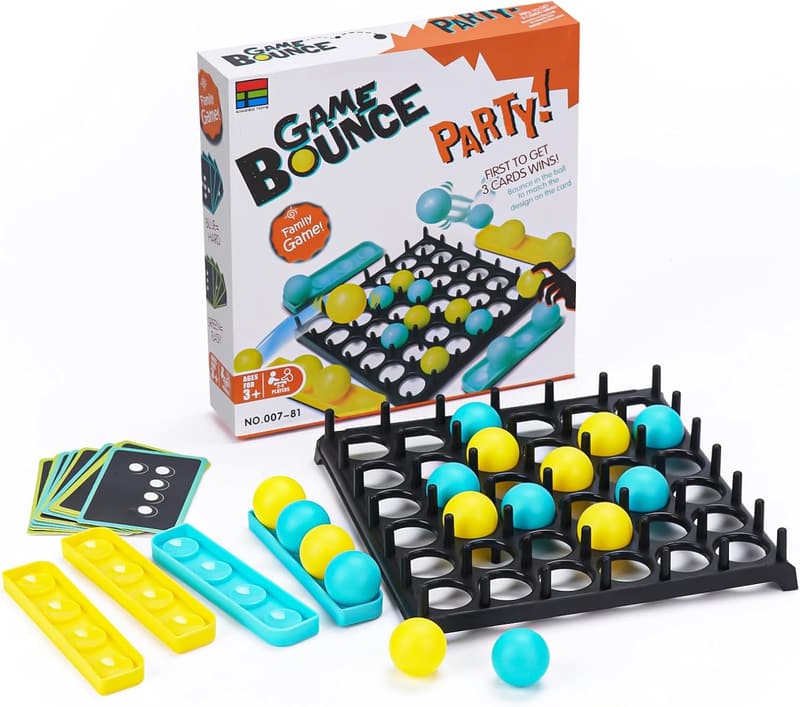 Bounce Ball Party Game - Fun Tabletop Bouncing Game for Families