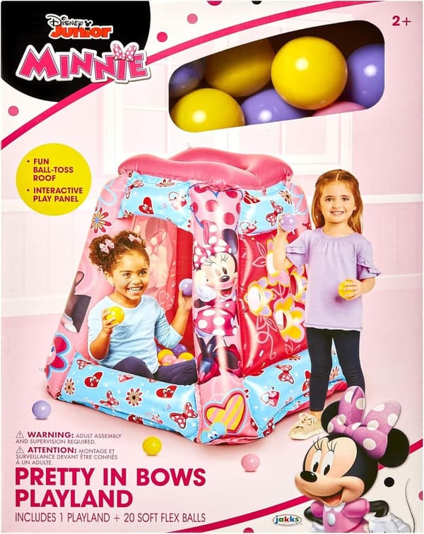 Toddler Jungle Gym Inflatable Playhouse with 20 Balls