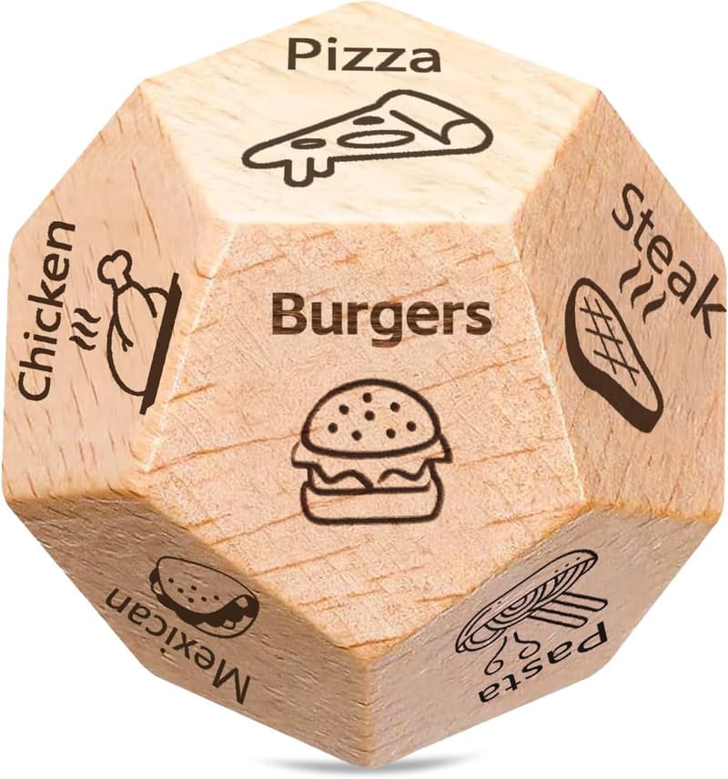 Date Night Dice for Couples - Fun Dinner Decider Gift