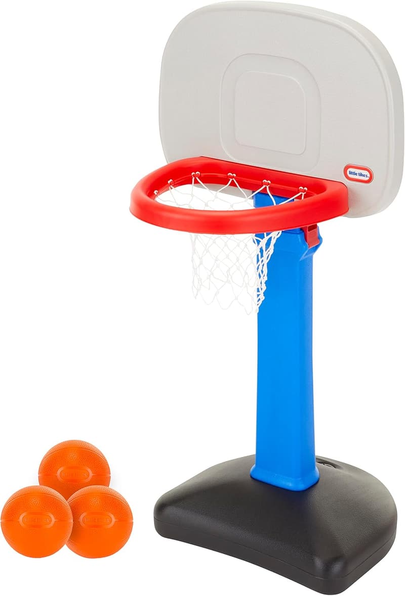 Little Tikes Easy Score Basketball Set with 3 Balls, Blue