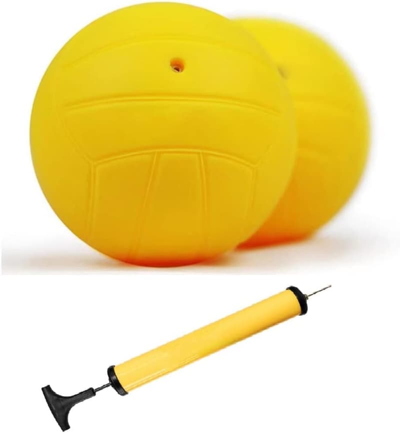 Roundnet Game Mini Volleyball Set with Replaceable Balls & Pump