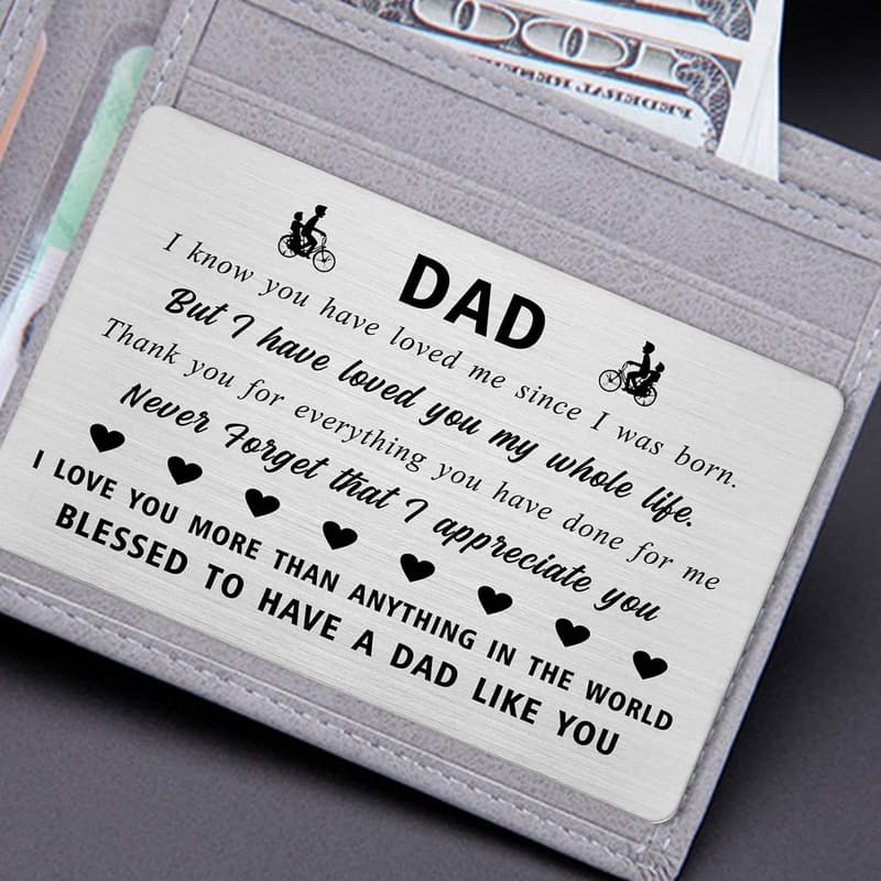 Father's Day Card for Dad - Thank You Appreciation Gift