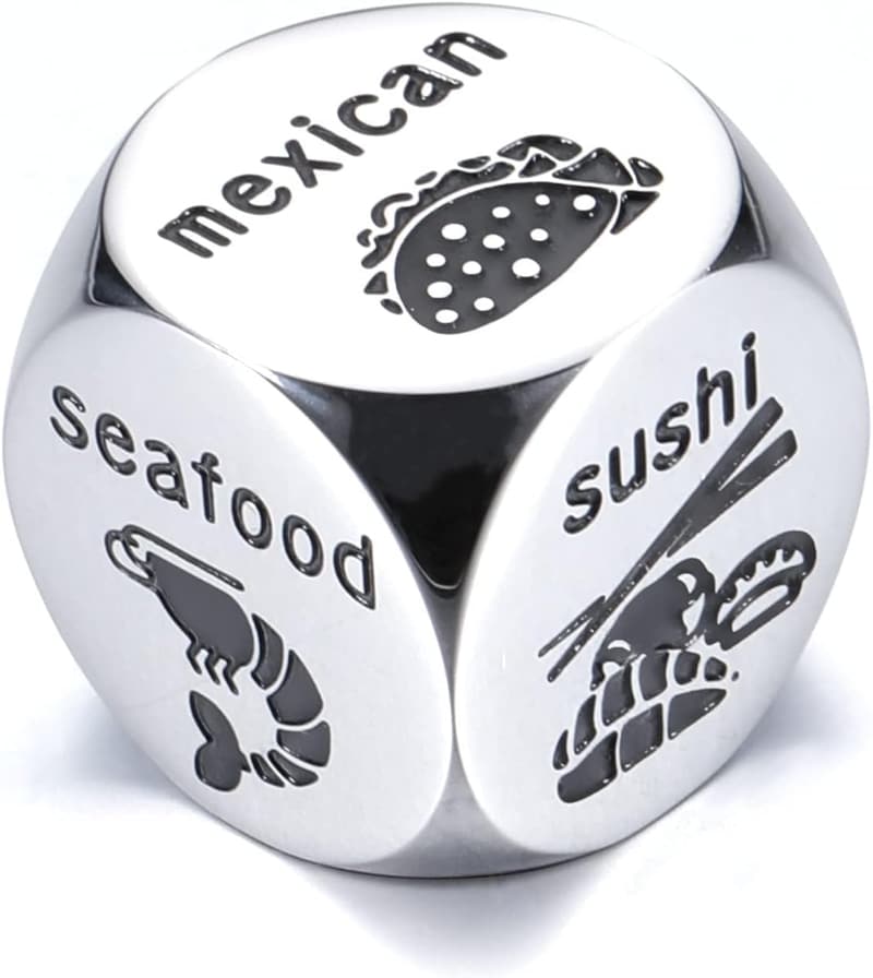 Funny Food Dice - Unique Gifts for Couples, Men & Women
