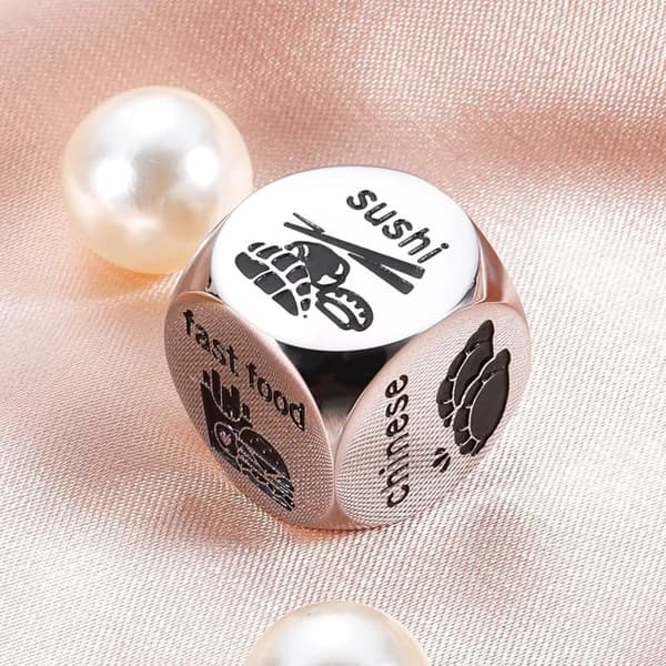 Funny Food Dice - Unique Gifts for Couples, Men & Women
