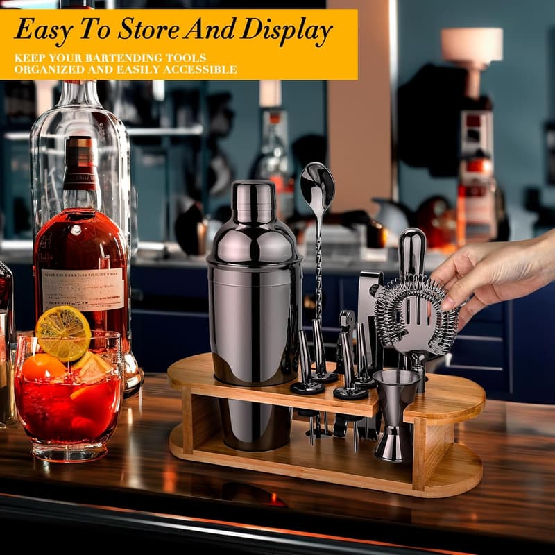 12-Piece Cocktail Shaker Set for Cocktail Lovers