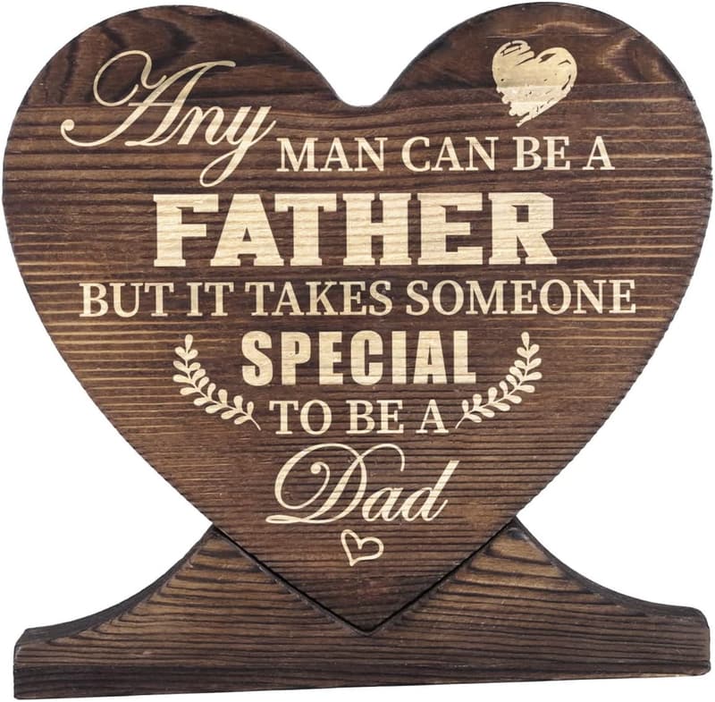 Sentimental Wood Sign for Father's Day - Meaningful Dad Gift