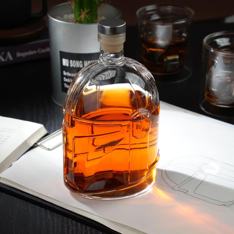 Unique Whiskey Decanter, 1000mL Gift for Men
