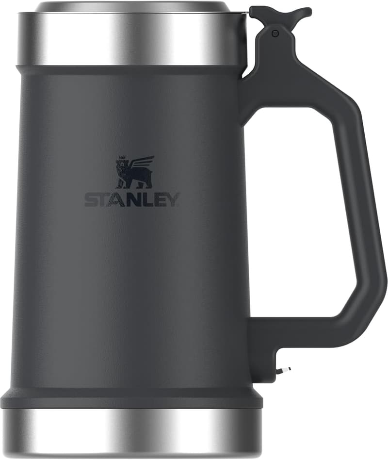 Insulated 24 oz Beer Stein with Built-In Bottle Opener