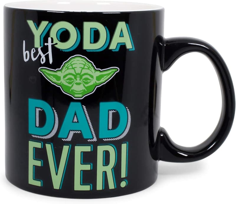 Father's Day Yoda Best Dad Ever Ceramic Mug - 20 oz