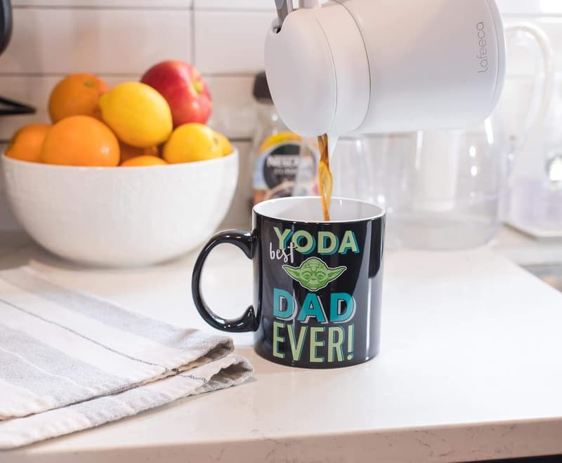 Father's Day Yoda Best Dad Ever Ceramic Mug - 20 oz