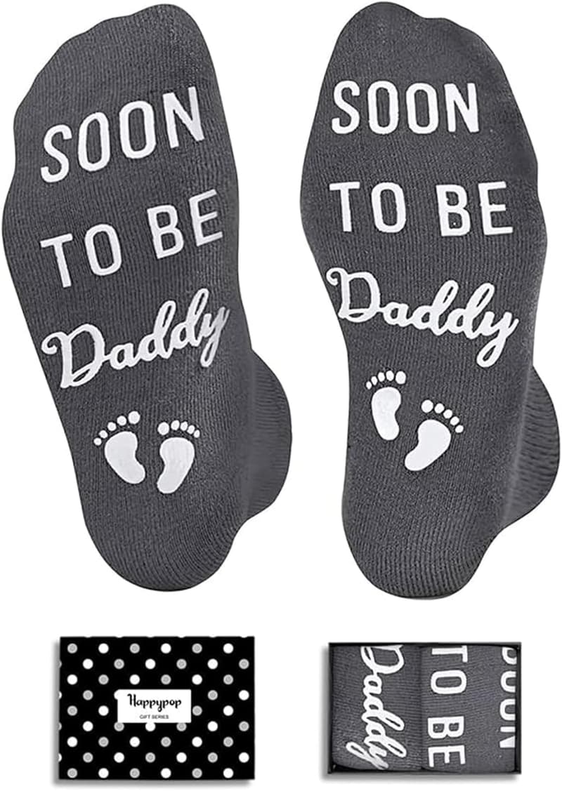 Funny Socks for New Dads - Unique Gift for Family