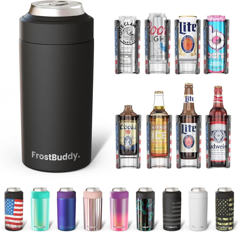 Universal Can Cooler - Insulated Double-Walled Stainless Steel