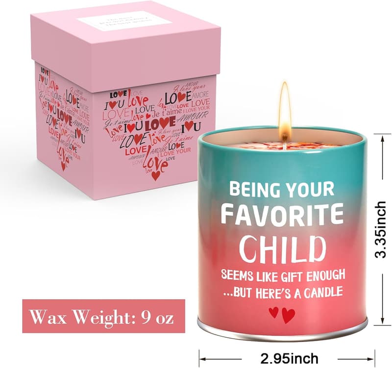 Funny Unique Scented Candle Gift for Mom - 9oz