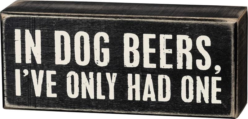 Dog Lovers Box Sign, 6