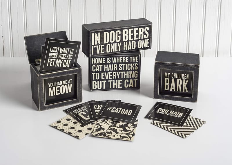 Dog Lovers Box Sign, 6