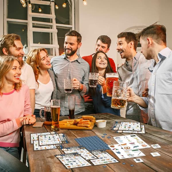 Baseball Birthday Bingo Game for Adults, 24 Cards