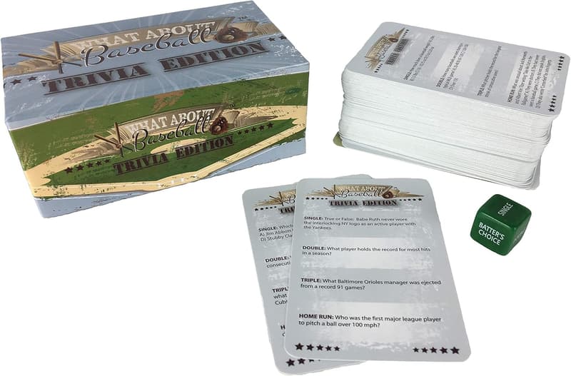 Baseball Trivia Game for Ages 15+, 500 Cards