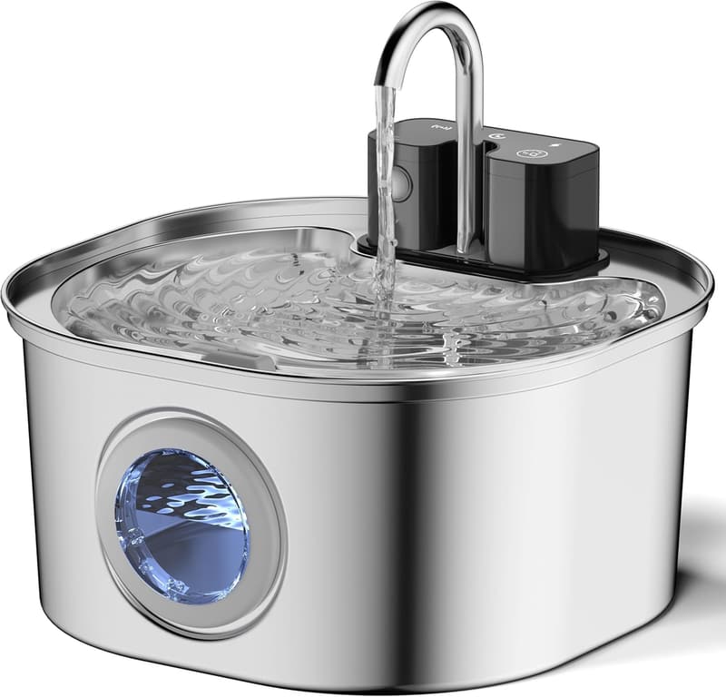 Automatic Wireless Cat Water Fountain - 108oz BPA-Free Dispenser
