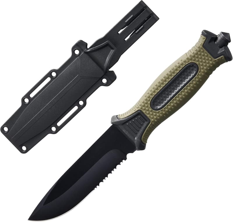 Fixed Blade Tactical Knife - 10