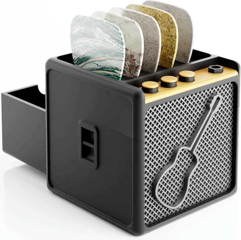 Guitar Pick Display Holder - Stylish Organizer for Musicians