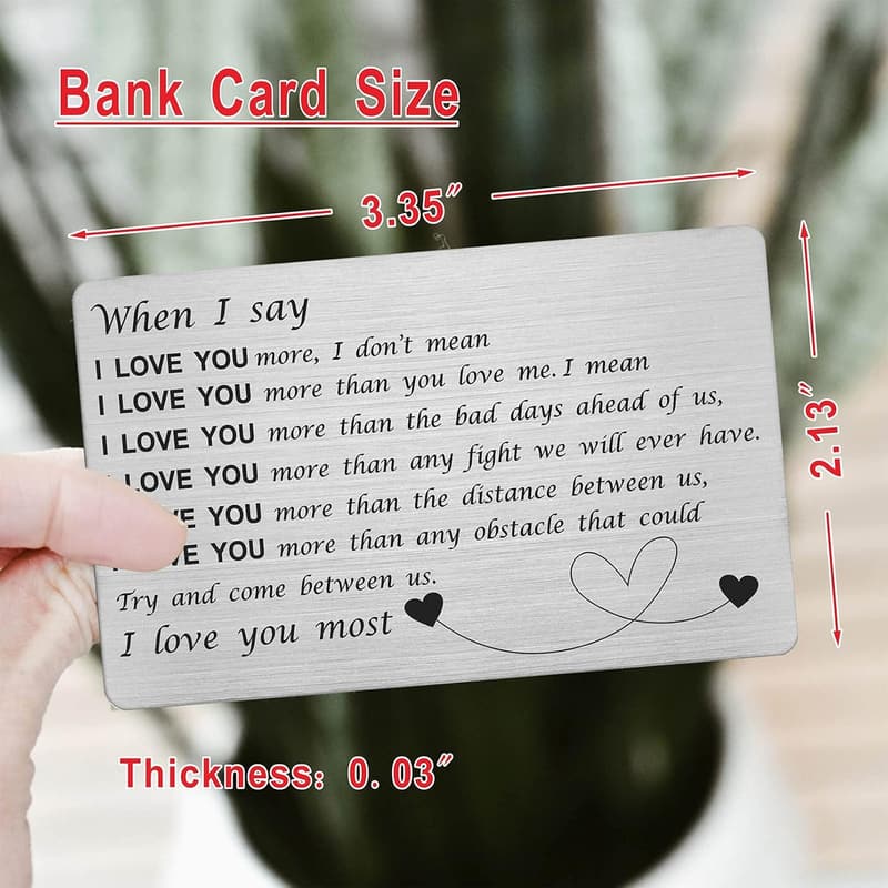 Personalized Love Card for Husband - Father's Day Gift