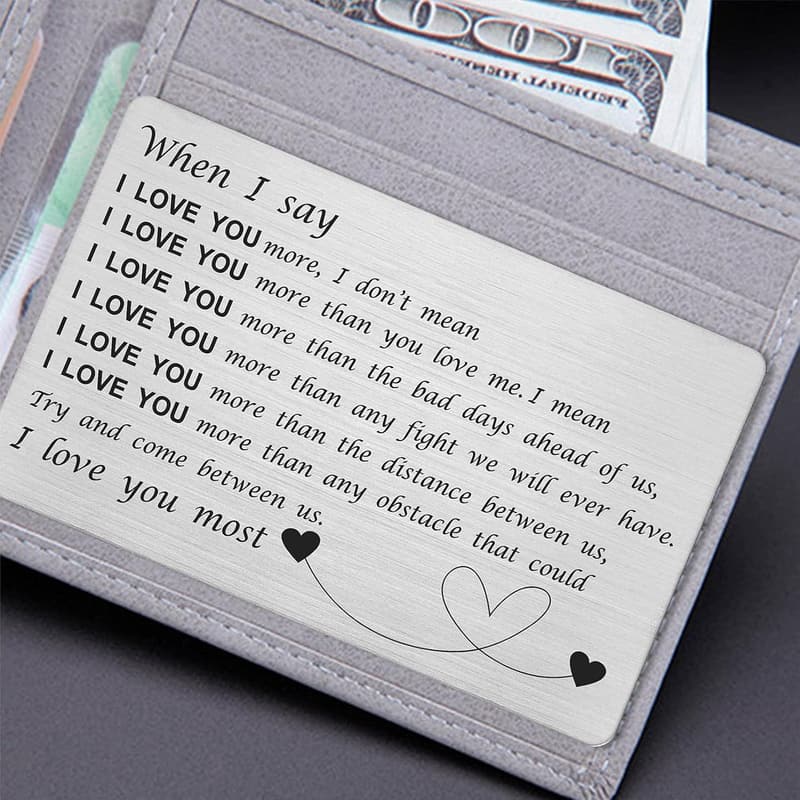 Personalized Love Card for Husband - Father's Day Gift