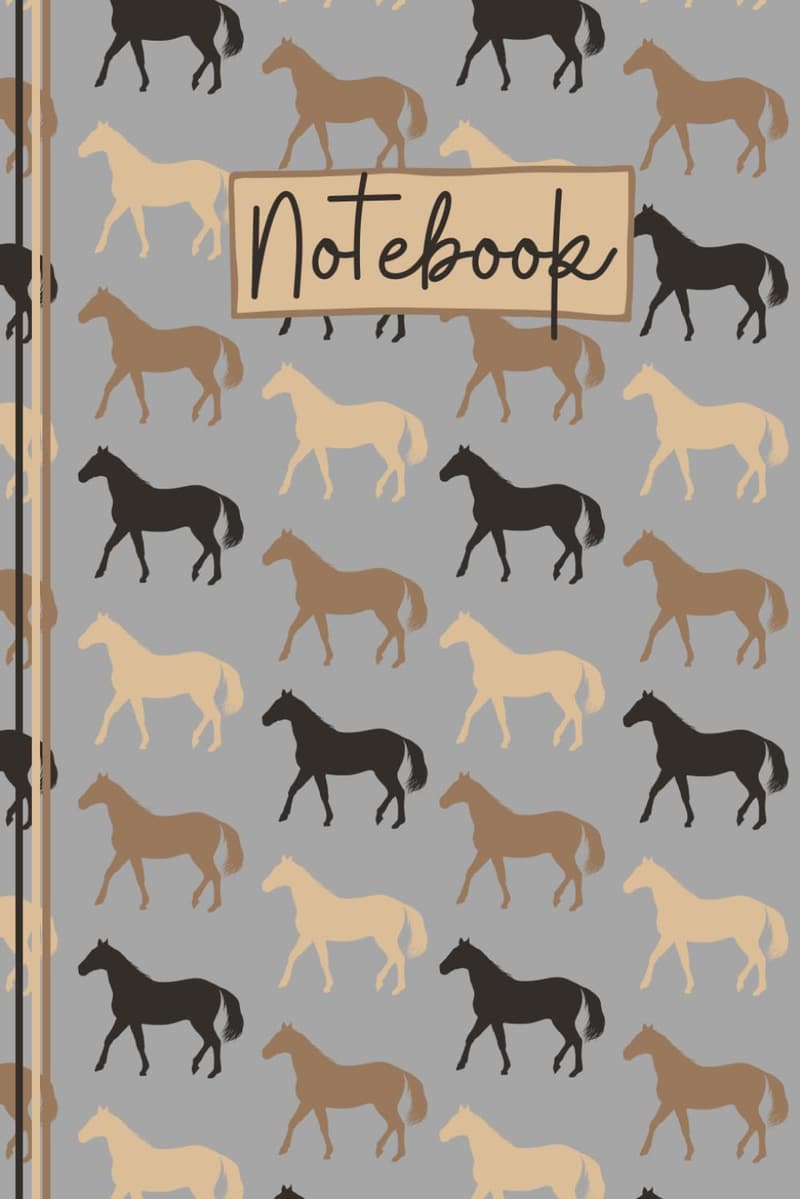 Cute Horse Lined Journal - Ideal Gift for Equestrians